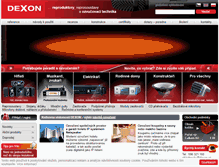 Tablet Screenshot of dexon.cz
