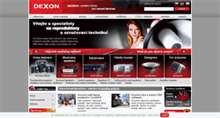 Desktop Screenshot of dexon.eu