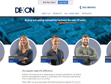 Tablet Screenshot of dexon.com