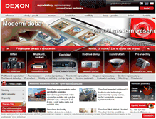 Tablet Screenshot of eshop.dexon.cz